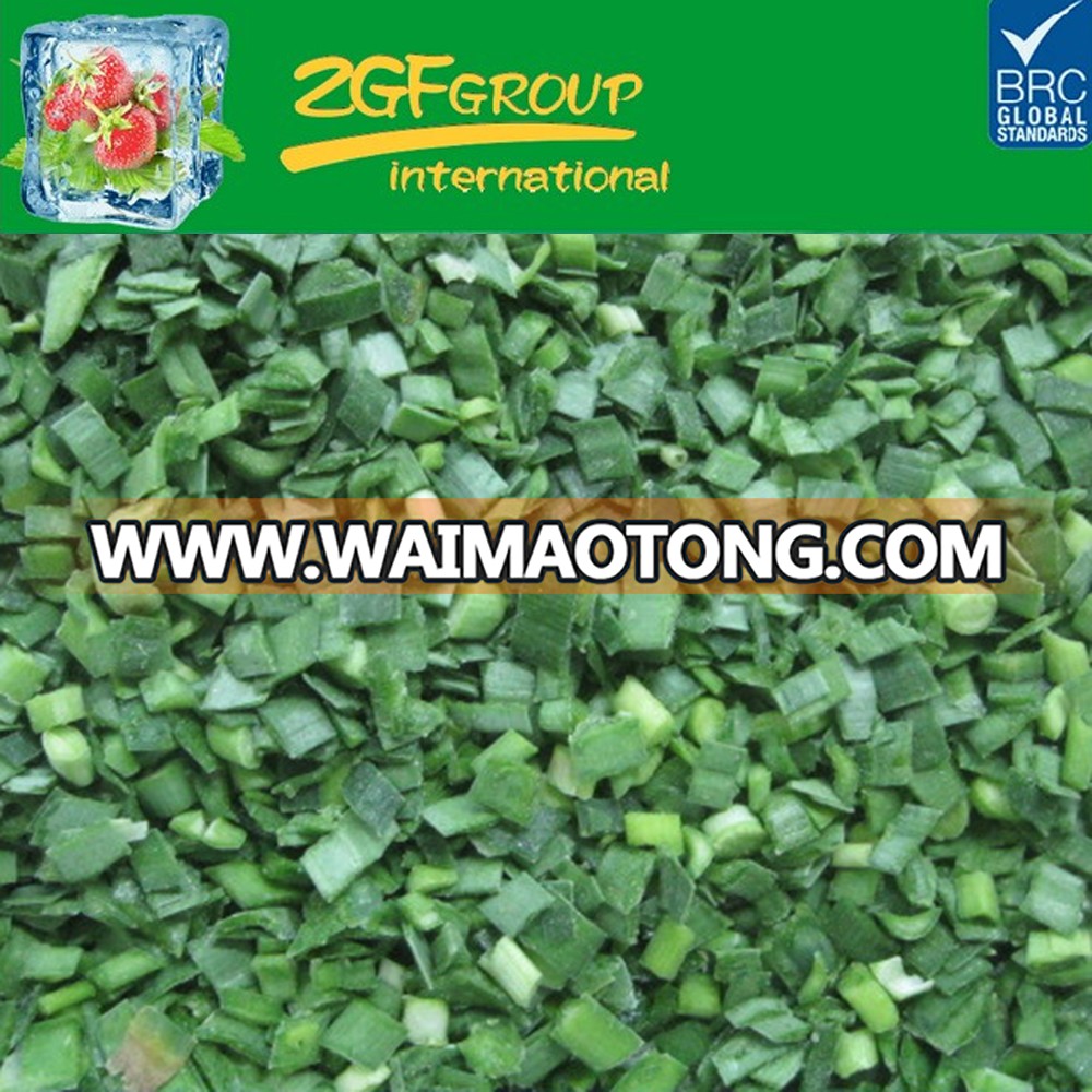 High Quality fresh IQF frozen sliced chives herbs chives/leek