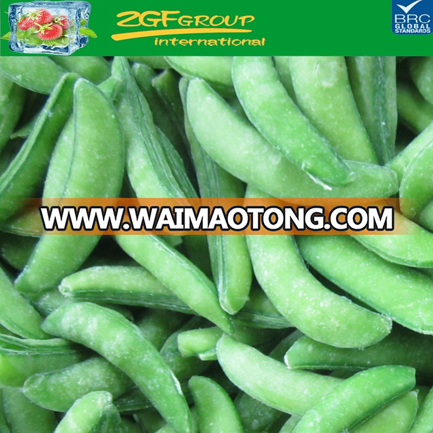 2017 New Season Hot Sale crop iqf frozen sugar snap pea