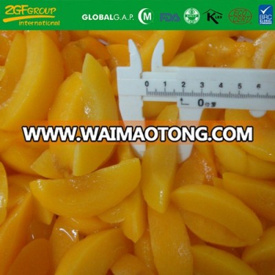 Chinese IQF frozen yellow peach with export standard