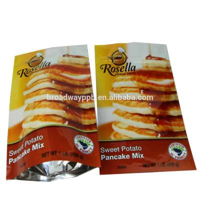 custom printed food frozen packaging plastic bag for seafood, salmon, fish, vegetables, fruit sauce